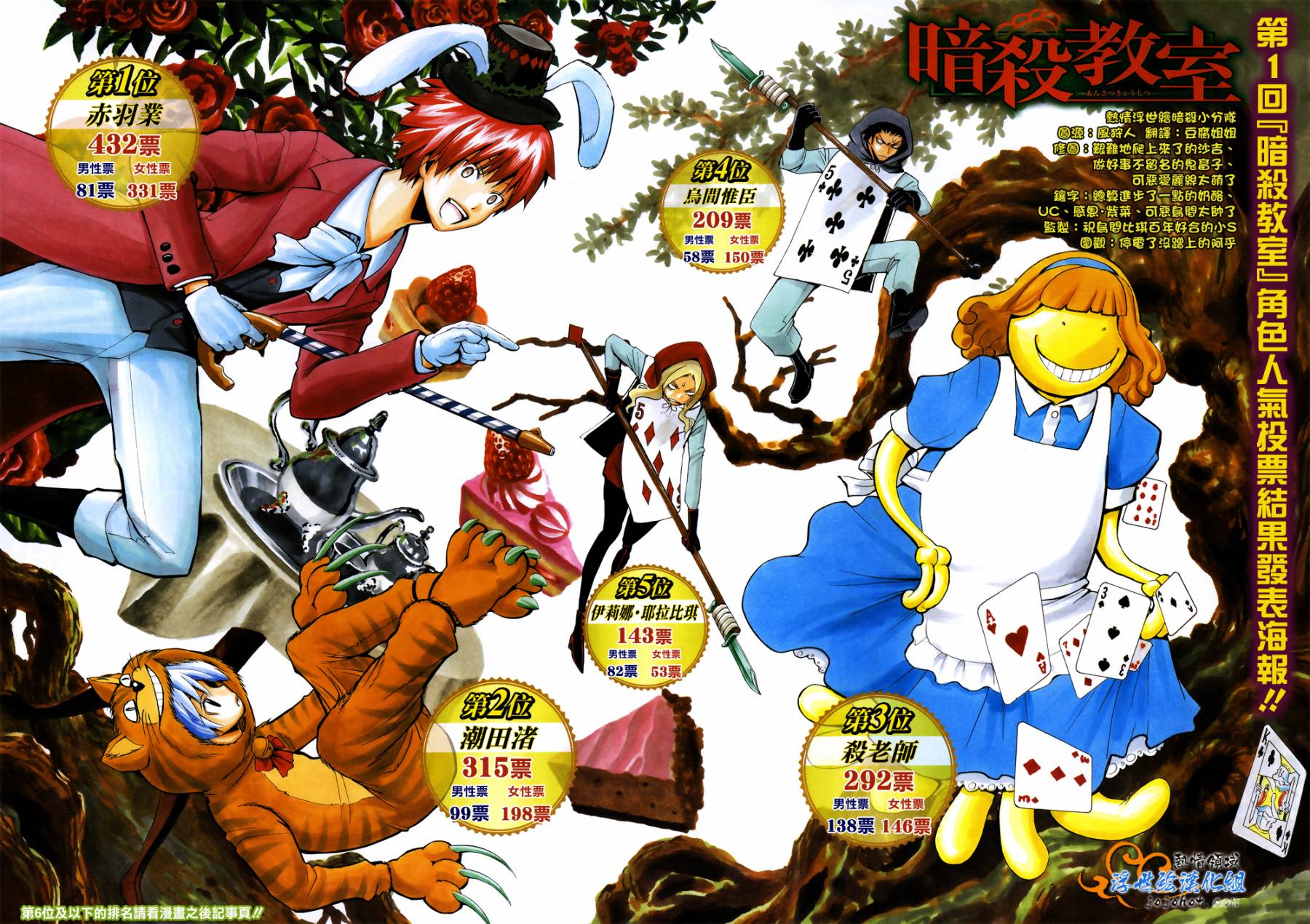 暗杀教室第107话图