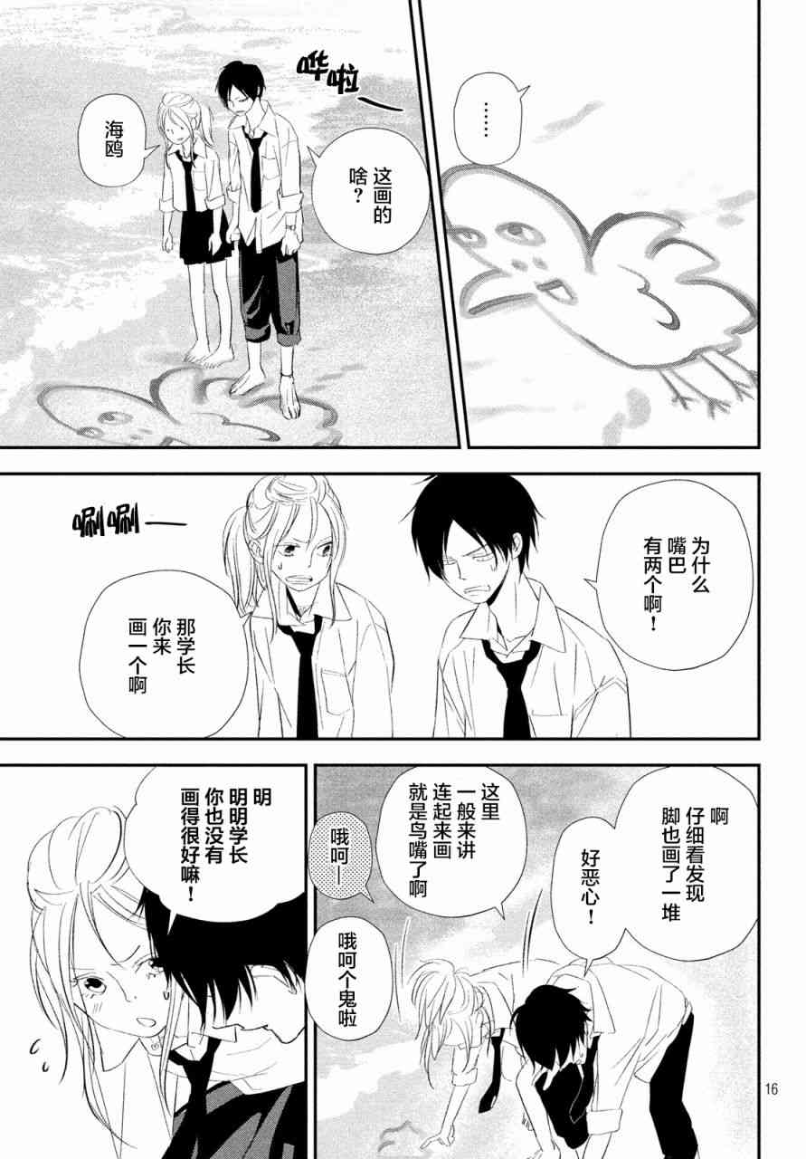 败给你了、学长16话图