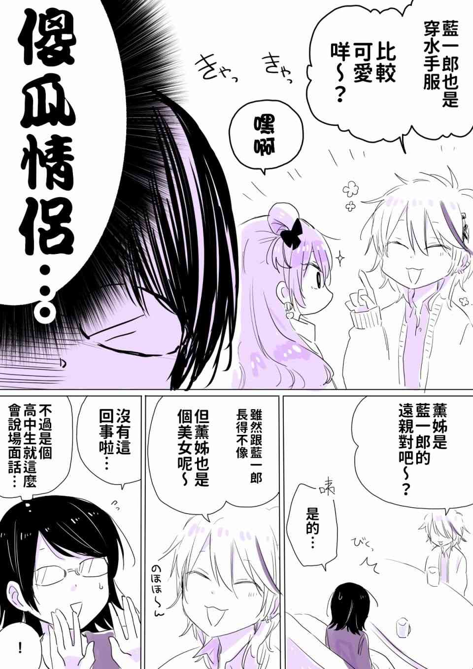 奔三丧女与女装男高中生10话图