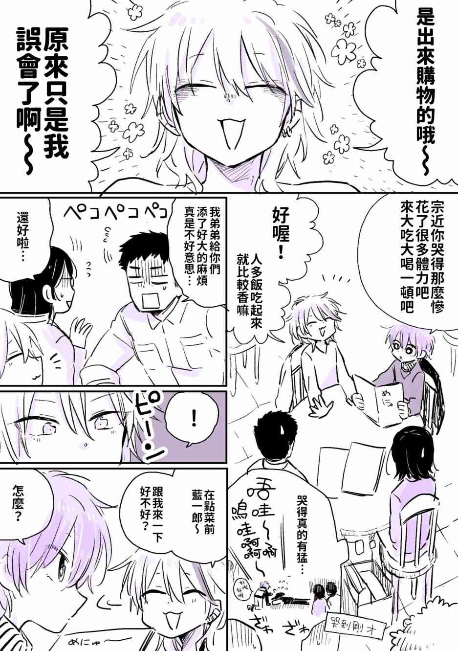 奔三丧女与女装男高中生14话图