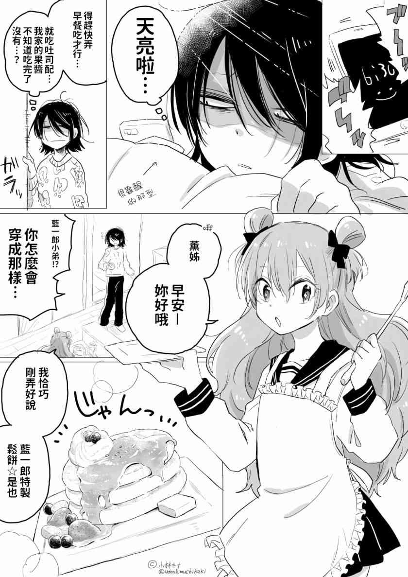 奔三丧女与女装男高中生5话图