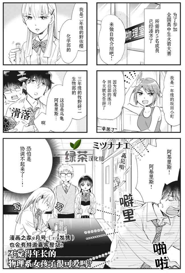 不觉得年长的物理系女孩子很可爱吗？ 10话 第0页