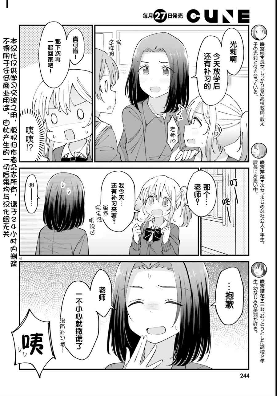 百合模样~咲宫四姐妹之恋5话图