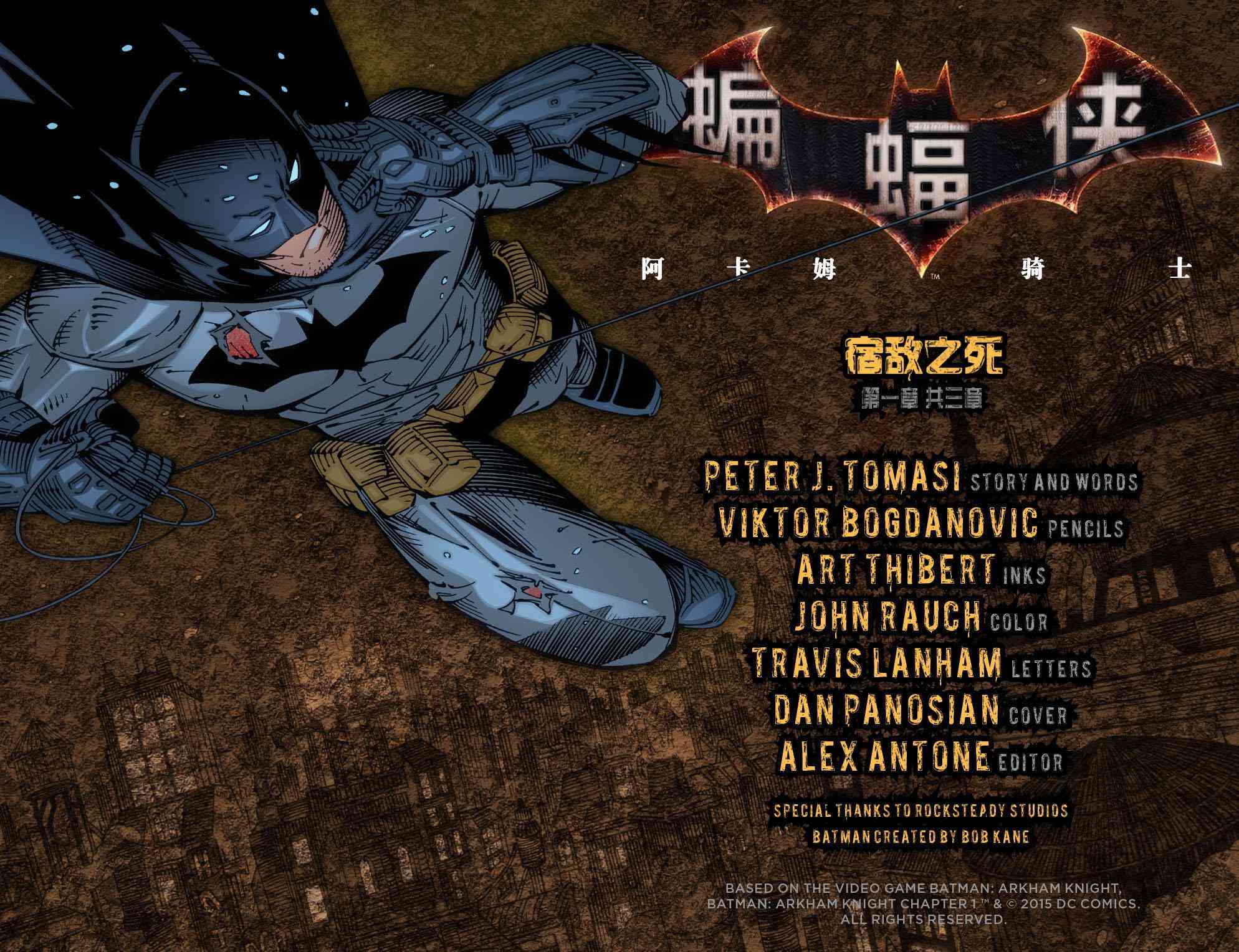 蝙蝠侠：阿卡姆骑士1卷图