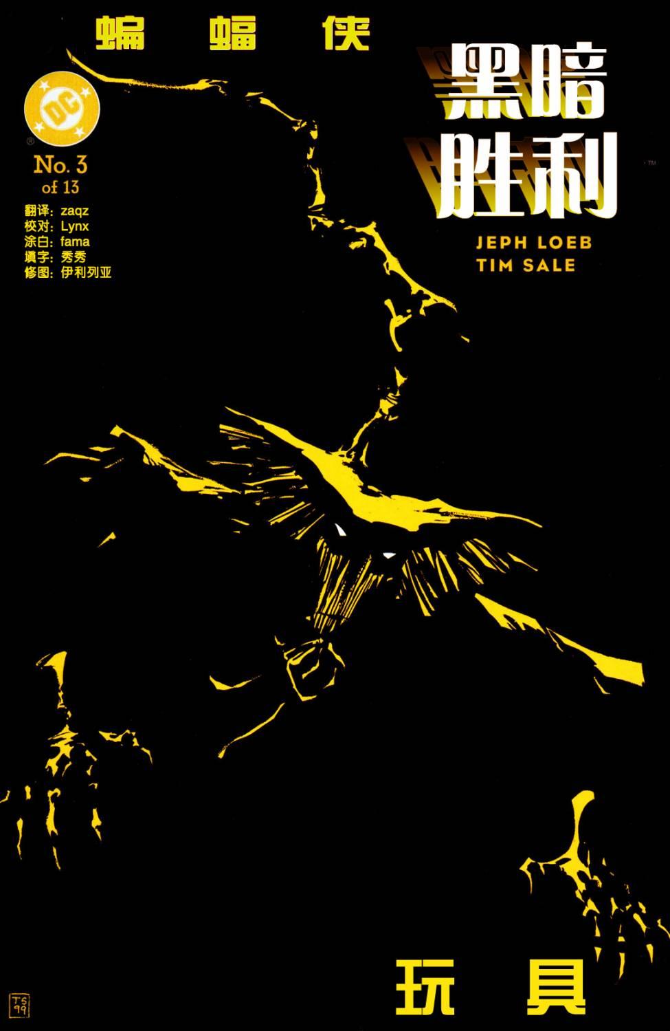 蝙蝠侠:黑暗胜利3卷图