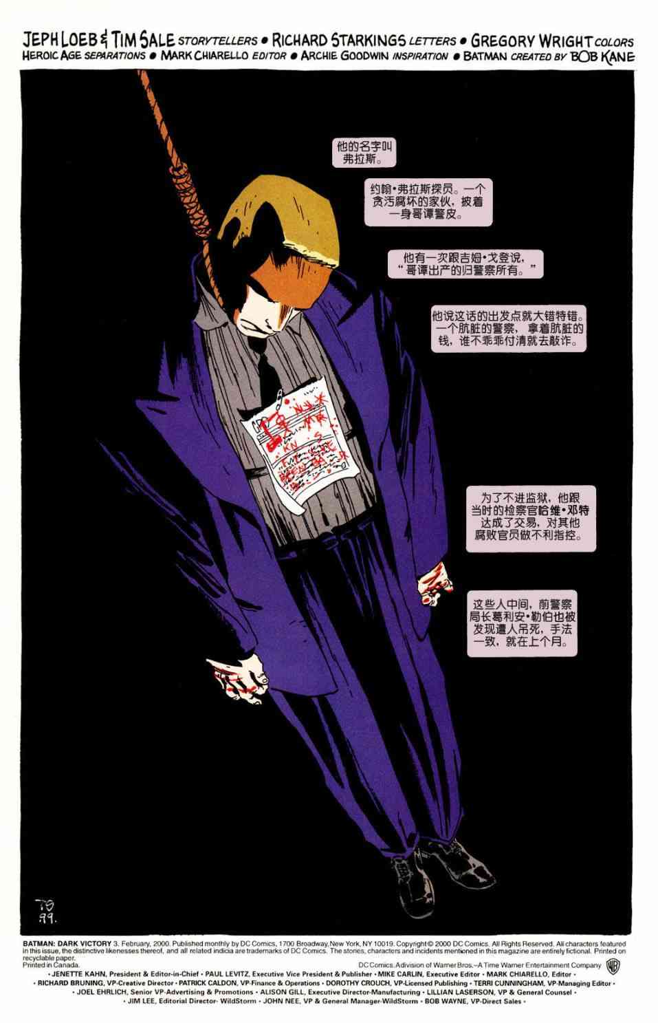 蝙蝠侠:黑暗胜利3卷图