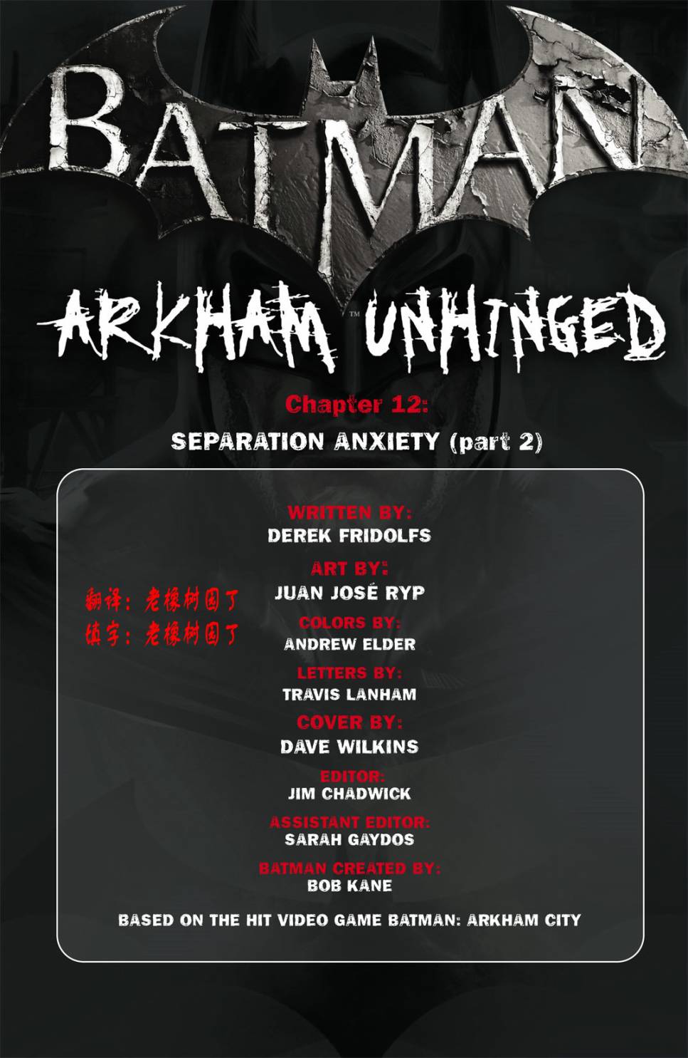 蝙蝠侠：阿克汉姆之城第12卷图