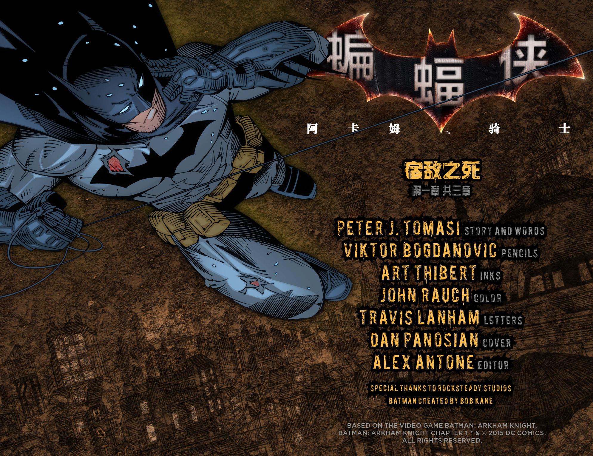 蝙蝠侠：阿卡姆骑士第1卷图