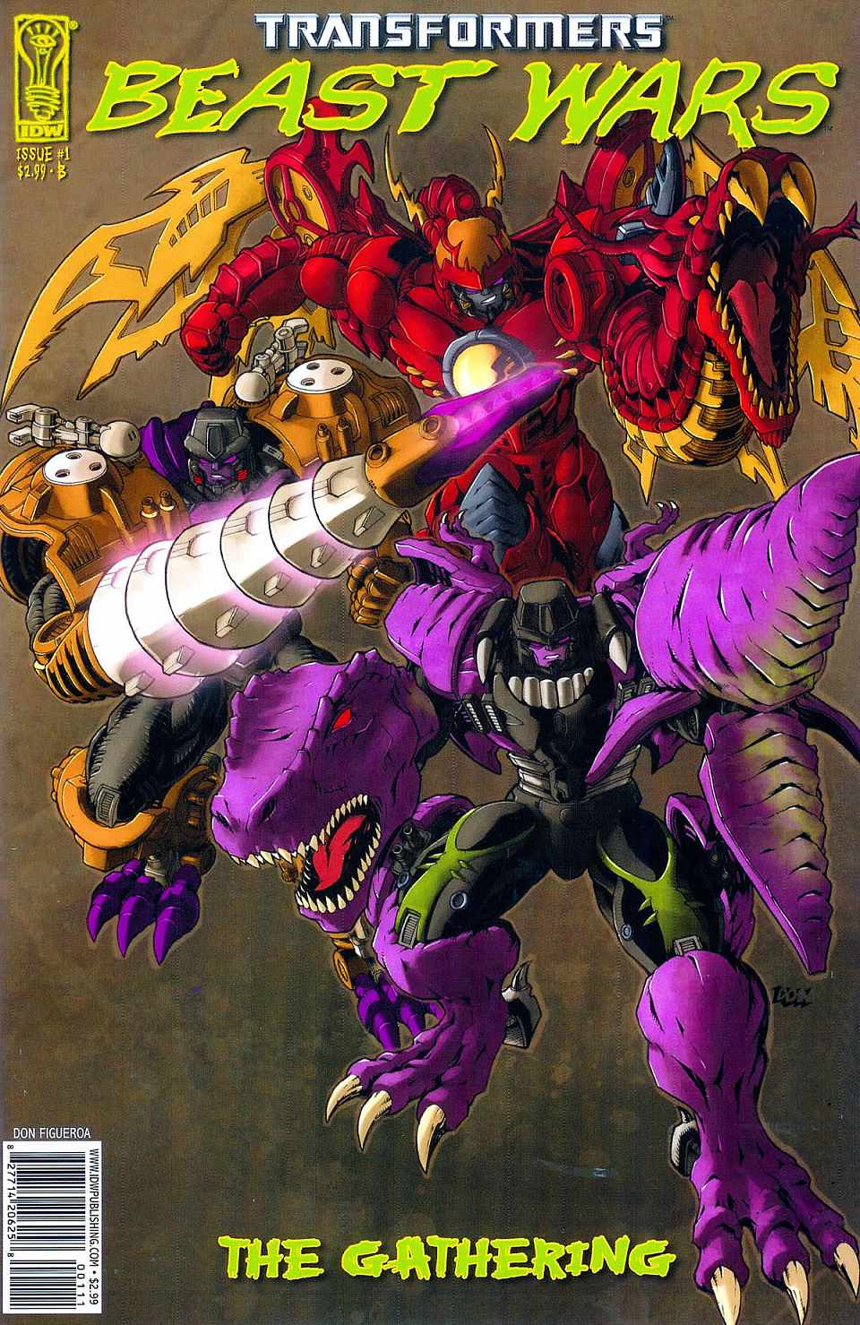 变形金刚 野兽战争:百兽云集第1卷图