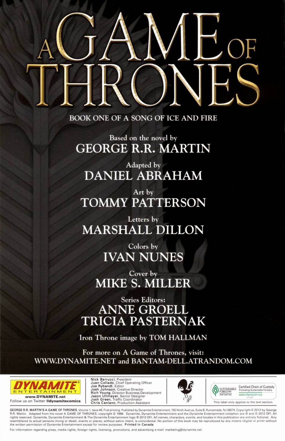 冰与火之歌 第6卷 第1页