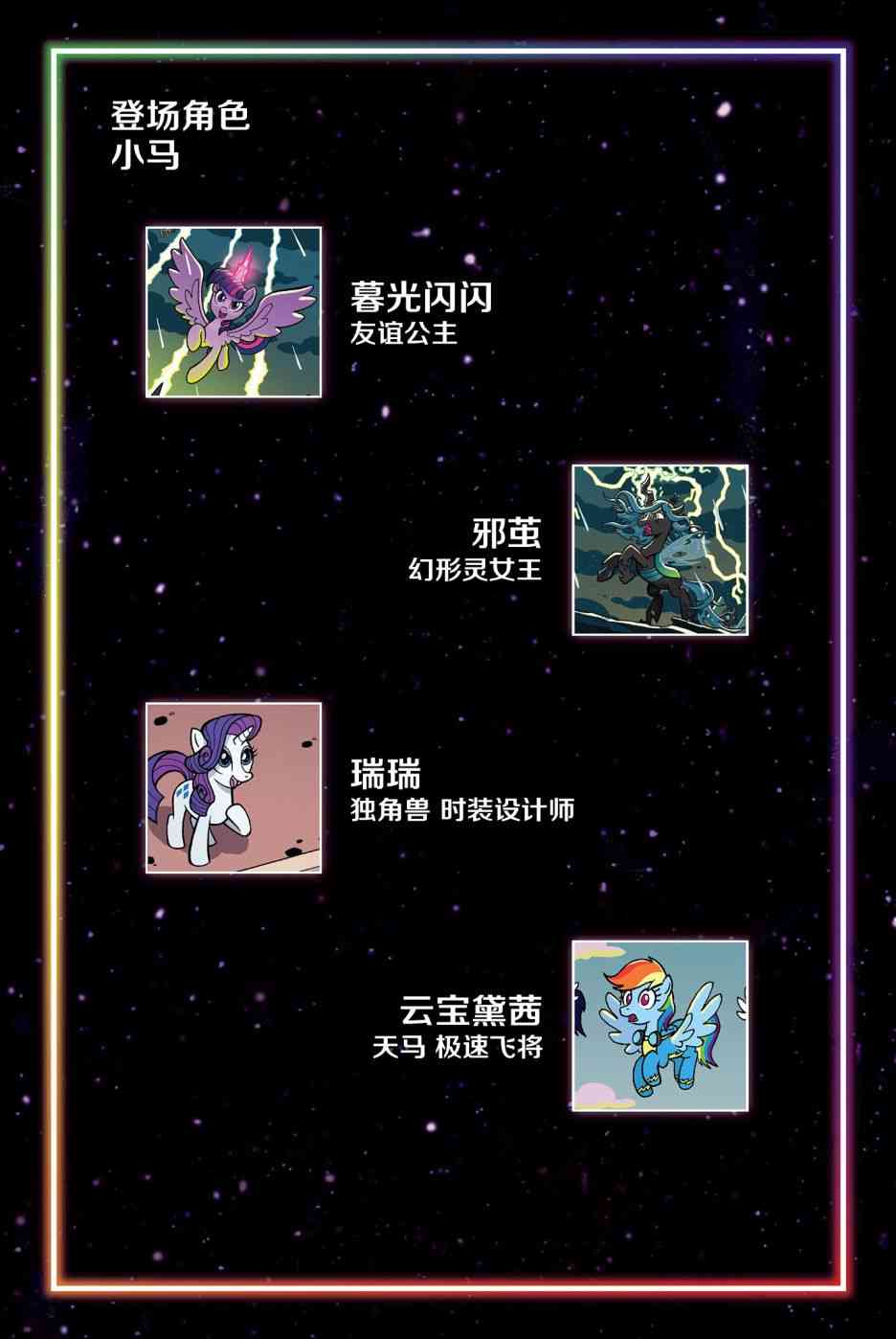 彩虹小马G4：友情就是魔法彩虹小马X变形金刚联动：内友外钢#01图