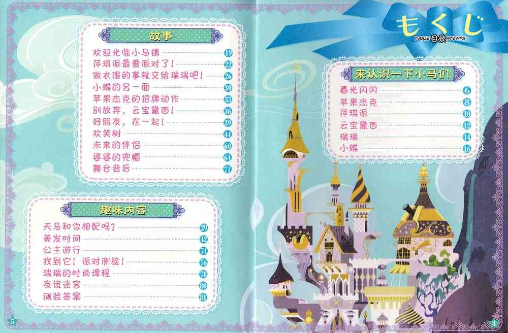 彩虹小马G4：友情就是魔法日版完整版图