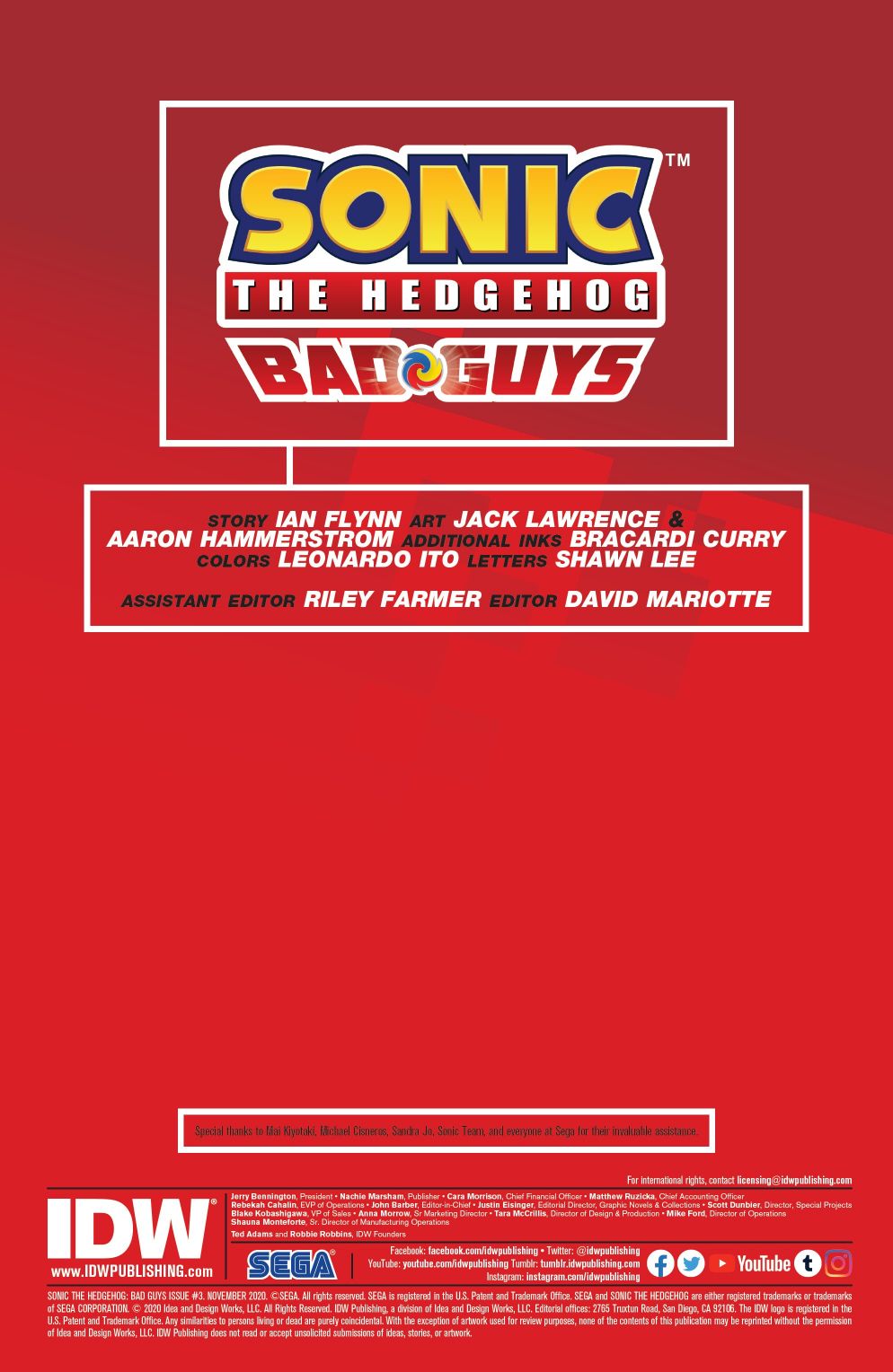 刺猬索尼克20203卷图