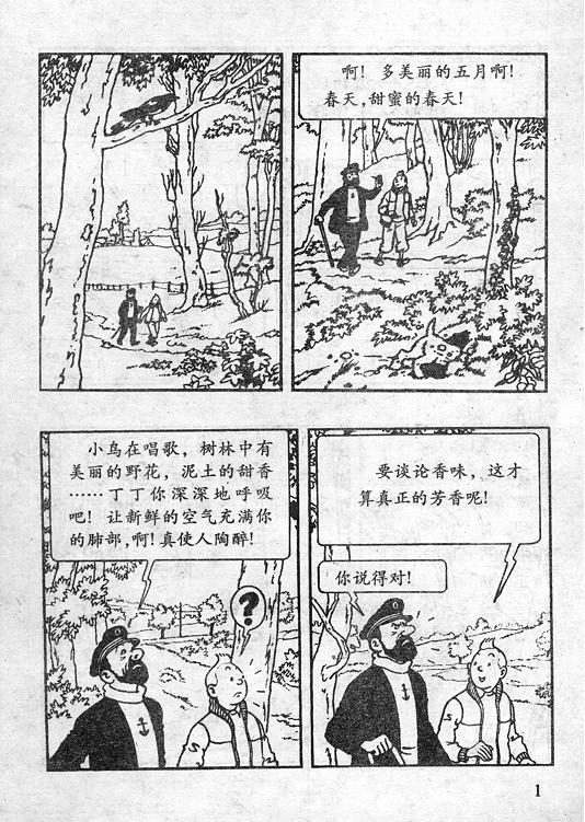 丁丁历险记15卷图