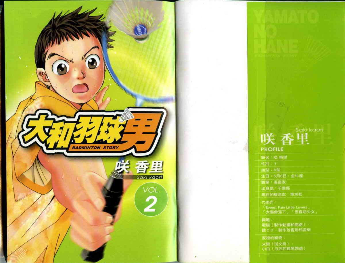 大和羽球男 第2卷 第1页