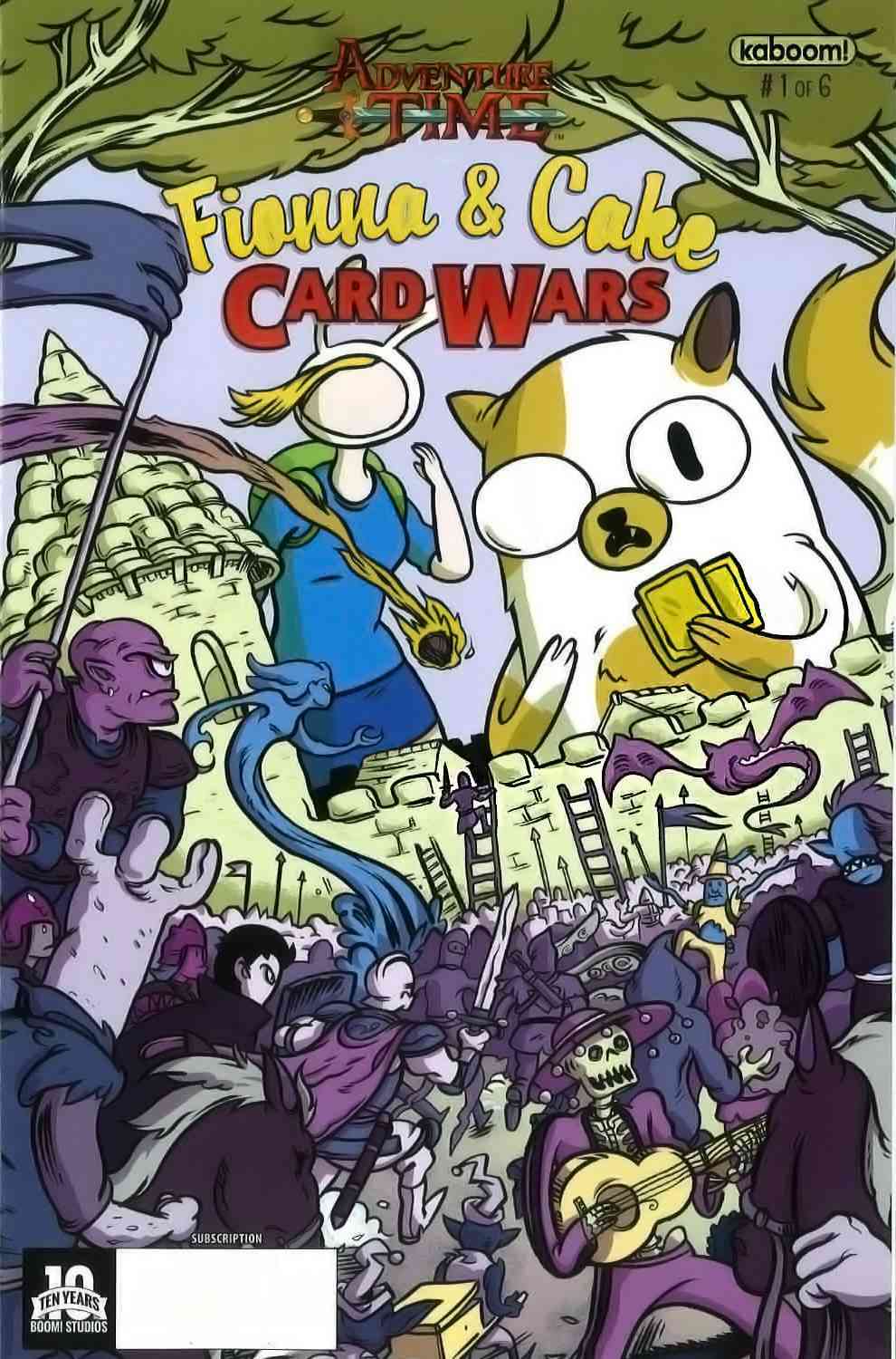 菲欧娜和寇可的探险时光：卡牌战争1卷图