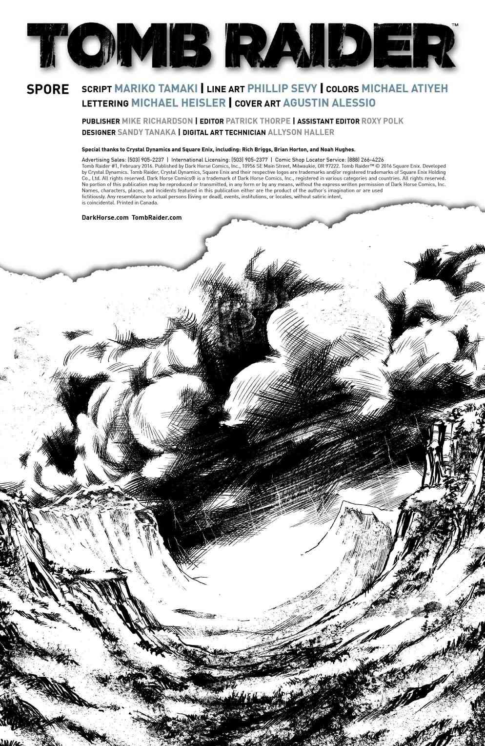 古墓丽影10配套漫画1卷图