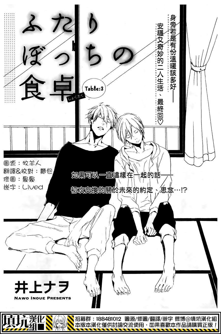孤单二人的餐桌第3话图