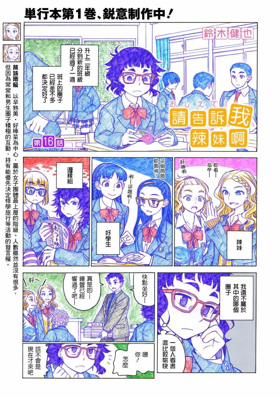 告诉我！辣妹子酱第16话图