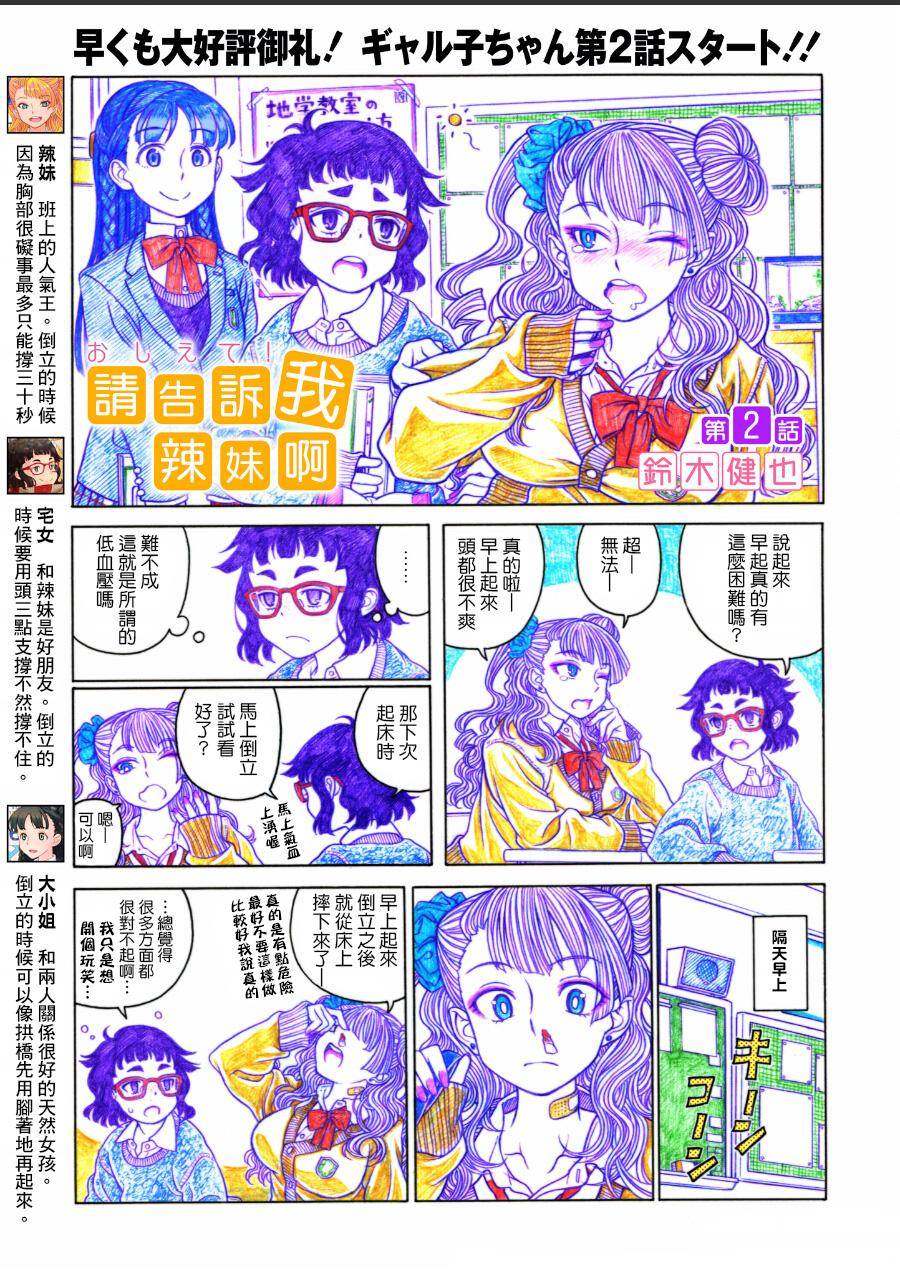 告诉我！辣妹子酱第2话图