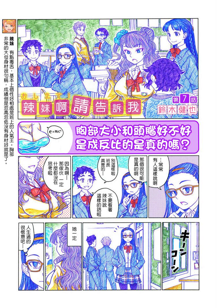 告诉我！辣妹子酱第7话图