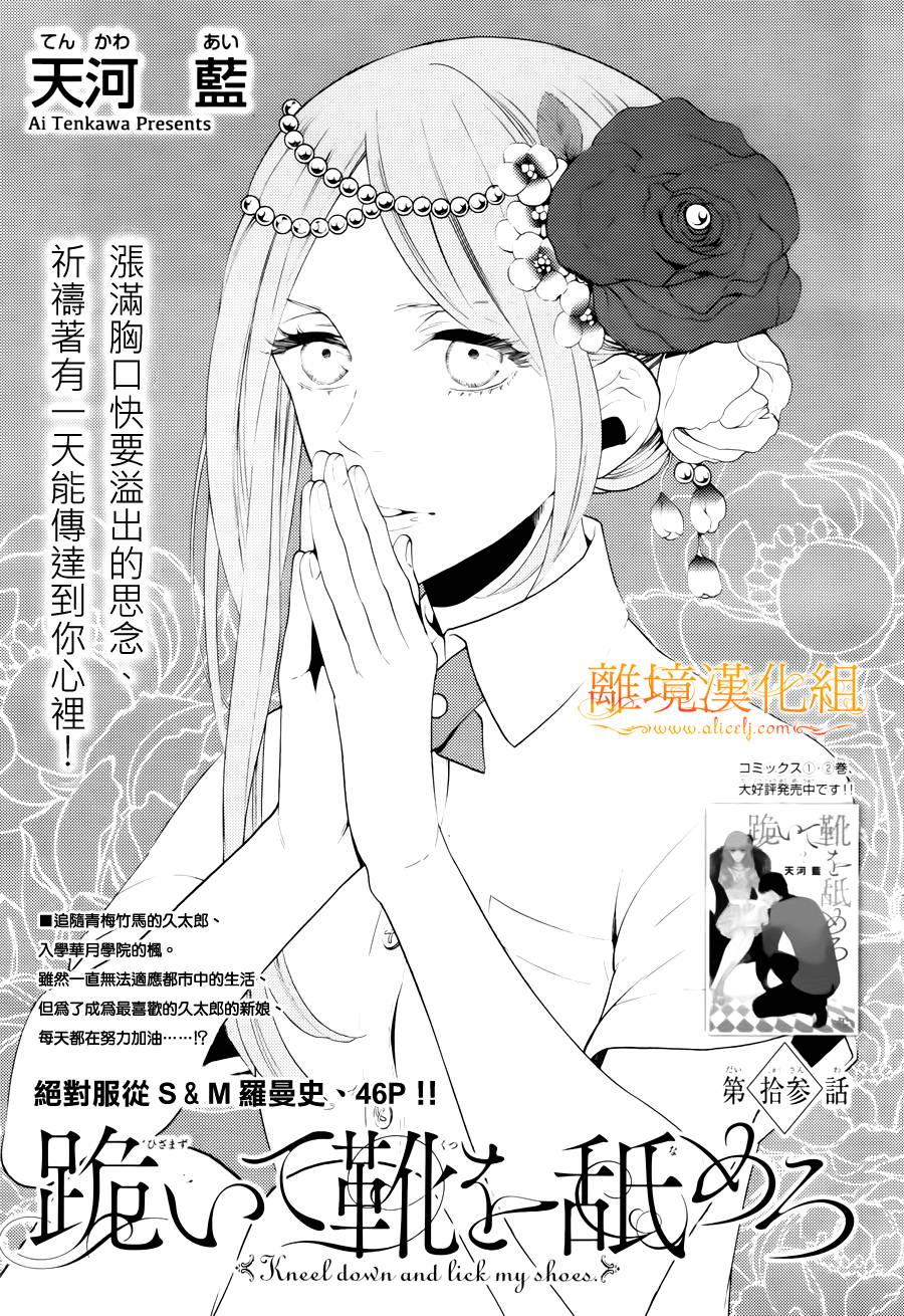 跪下来舔本大人的鞋第13话图