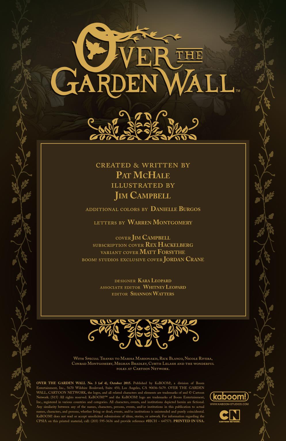 花园墙外 3卷 第1页