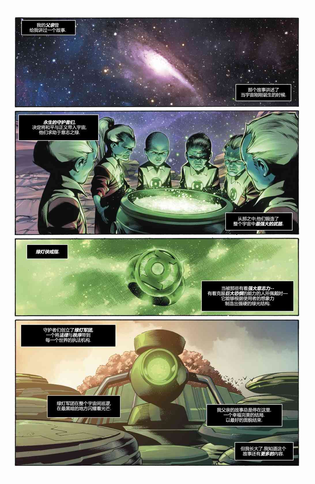 哈尔乔丹与绿灯军团48卷图