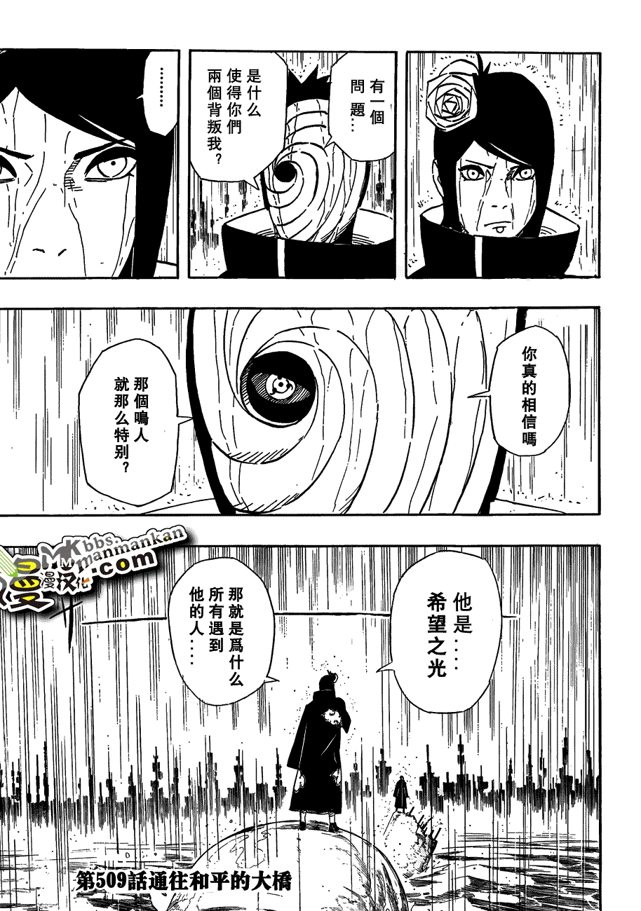 火影忍者第509话图