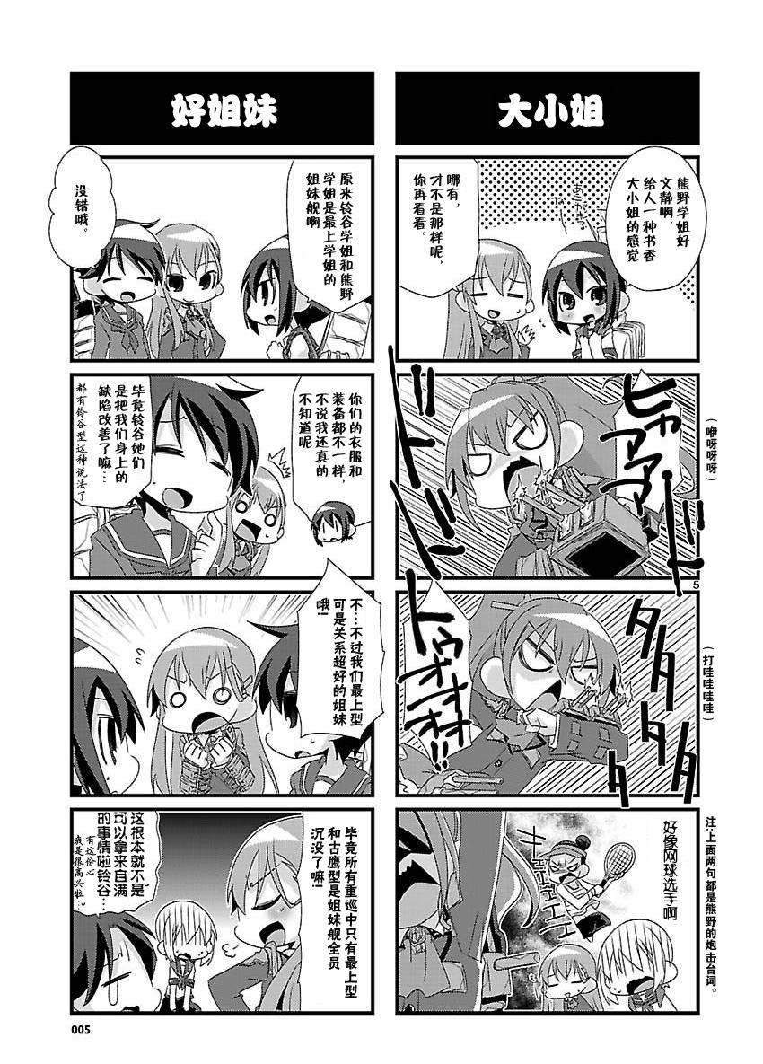 -舰colle- 官方四格 吹雪 加油！第10话图