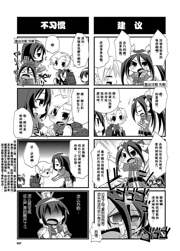 -舰colle- 官方四格 吹雪 加油！ 第7话 第6页