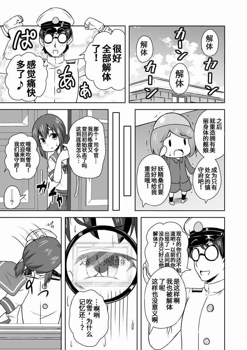 可以看见舰娘经验人数的眼镜最终话前篇图