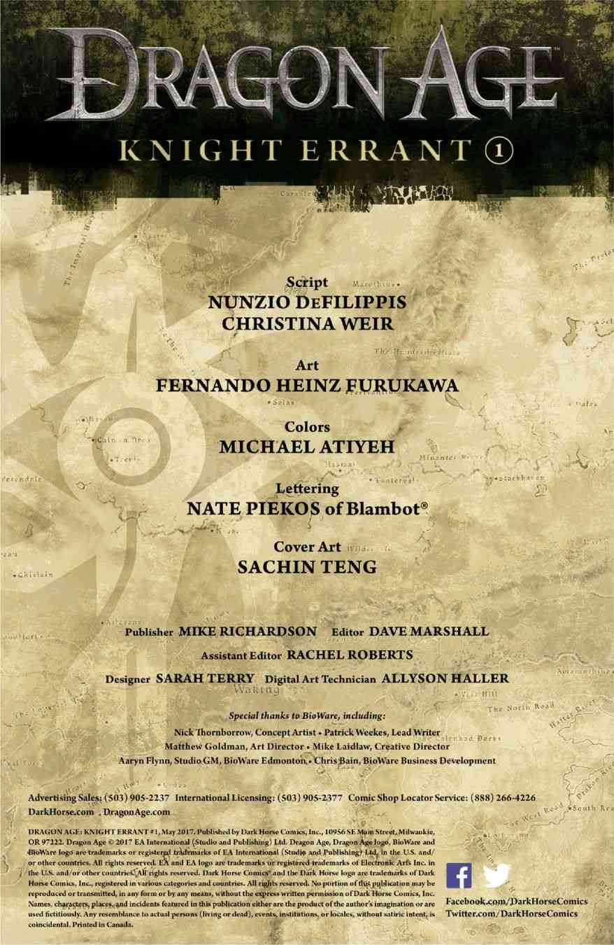 龙之纪元：自由武士 1卷 第1页