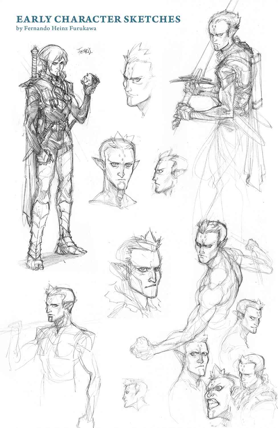 龙之纪元 法师克星 人设草图 第4页