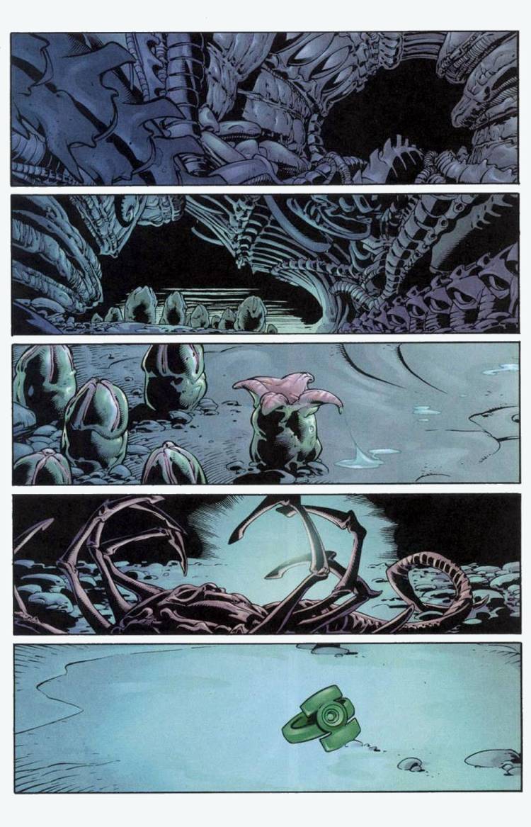 绿灯侠大战异形第1卷图