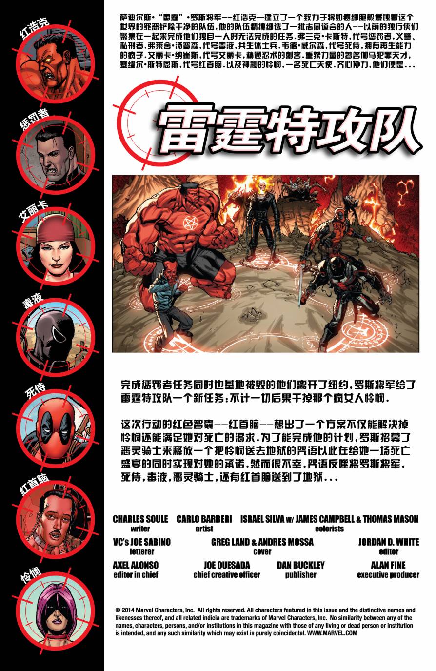 雷霆特攻队MARVEL NOW第21卷图