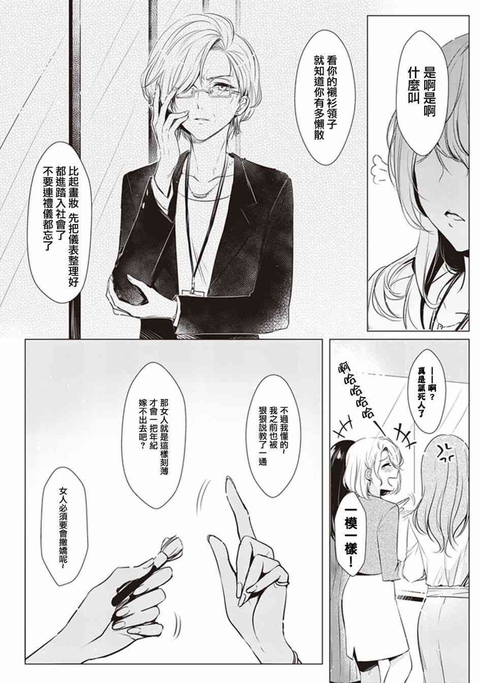 每当注视着她的时候我都会3话图