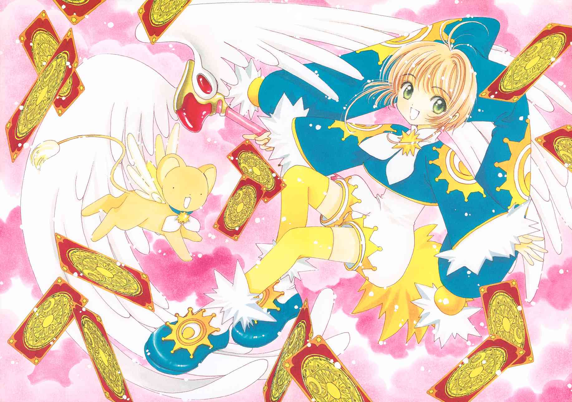 魔卡少女樱原画集纪念册图