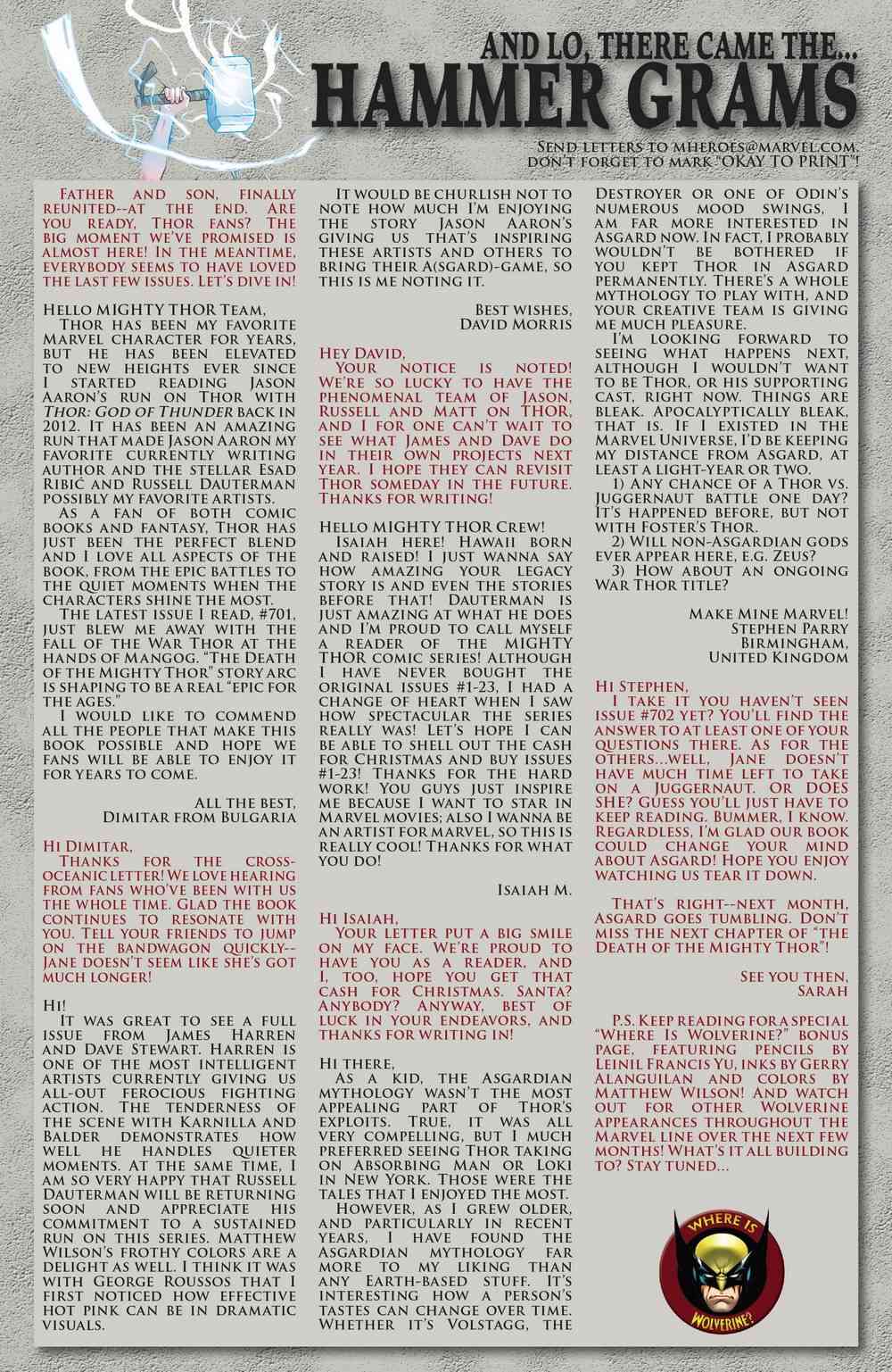 漫威传承 神威雷神#703 第22页