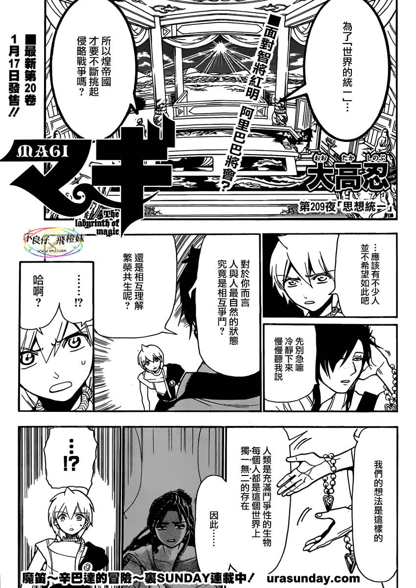 魔笛MAGI第209话图