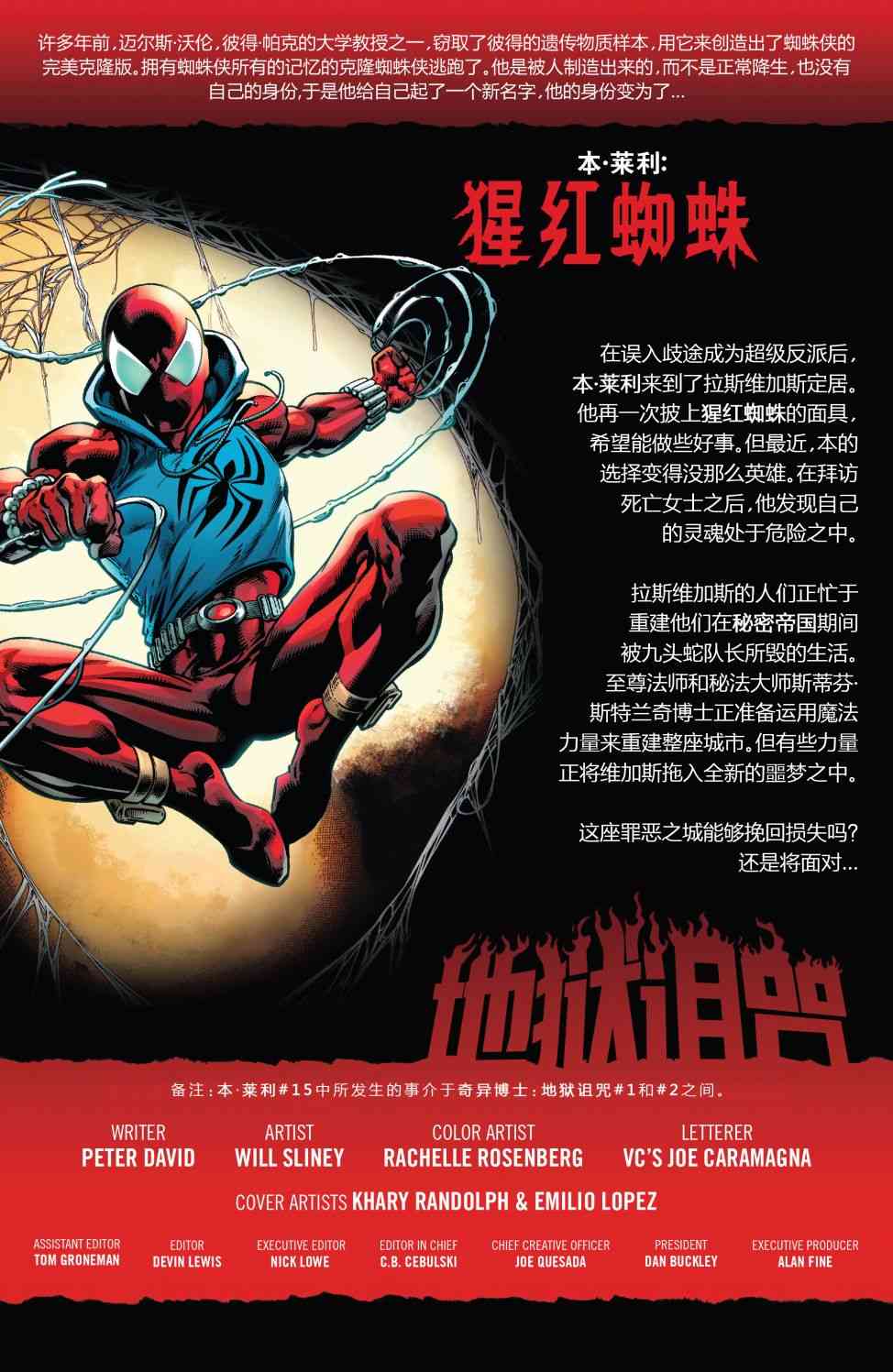 奇异博士：地狱诅咒本莱利猩红蜘蛛#15图