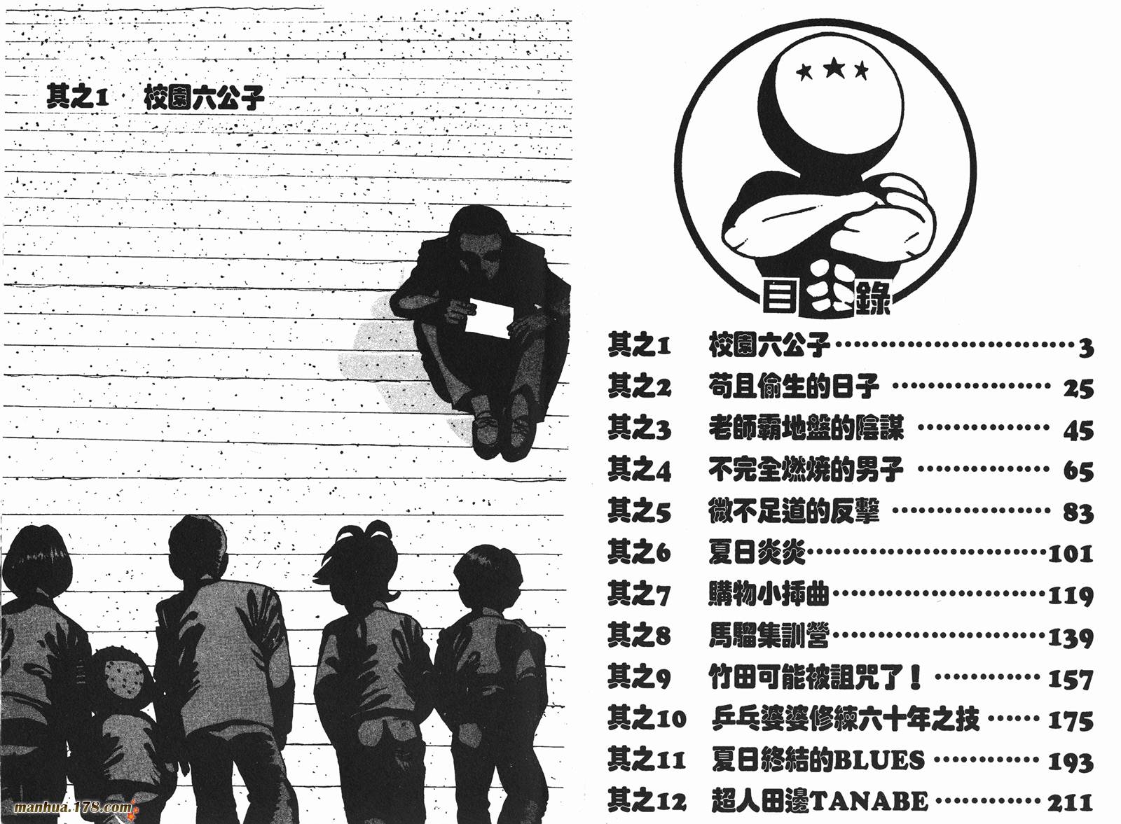 去吧，稻中乒团第1卷图