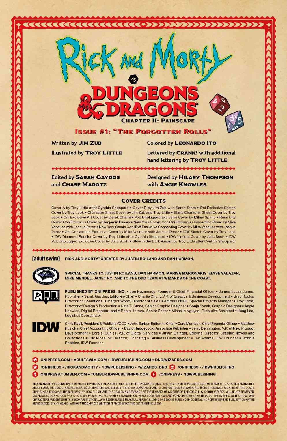 瑞克和莫蒂之龙与地下城5卷图