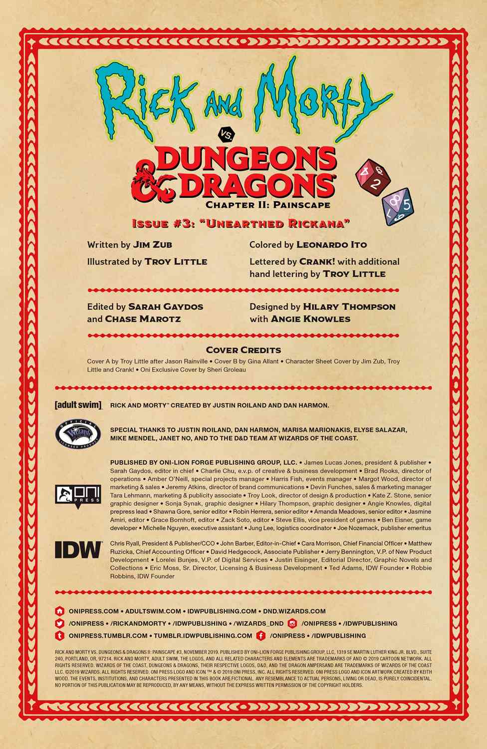 瑞克和莫蒂之龙与地下城7卷图