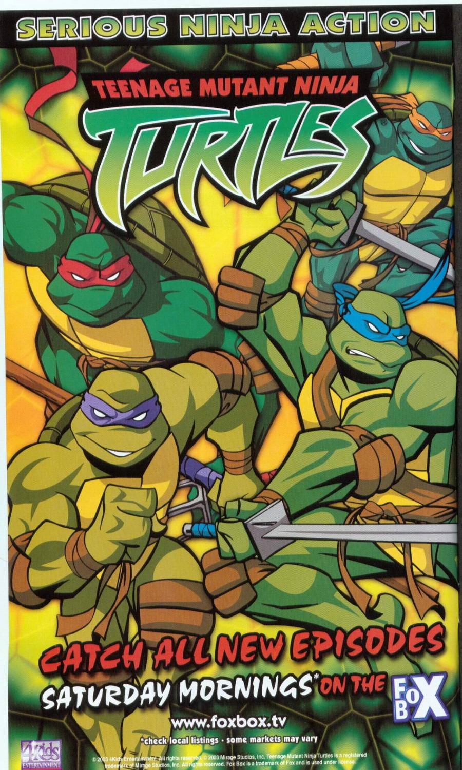 忍者神龟03版动画官方资料设定书全1卷图