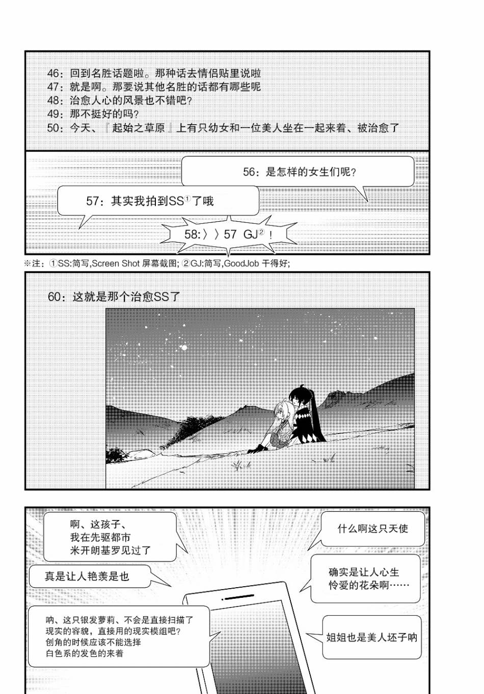 虽然变成了美少女、但也当起了网游废人。6话图