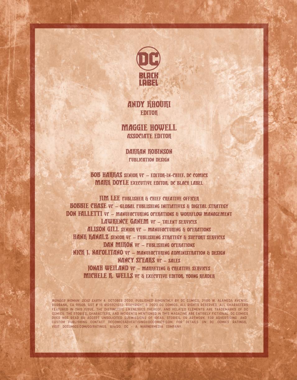 神奇女侠-死亡地球 4卷 第47页