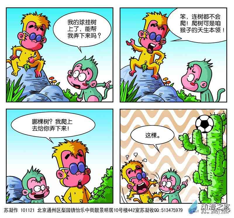 《山上一群猴》之我们的猴山1话图