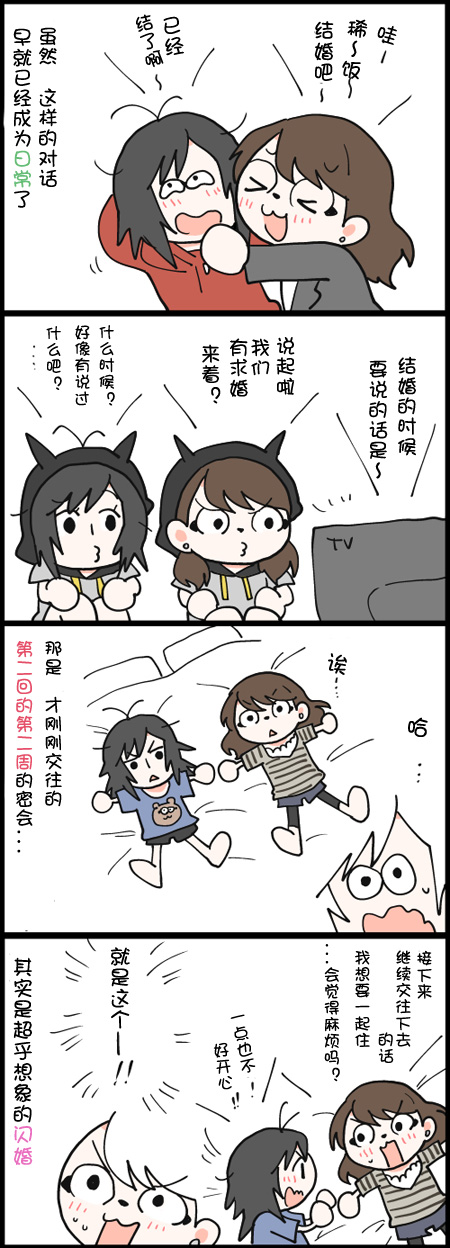 闪光女博主和女友的日常生活第66-80话图