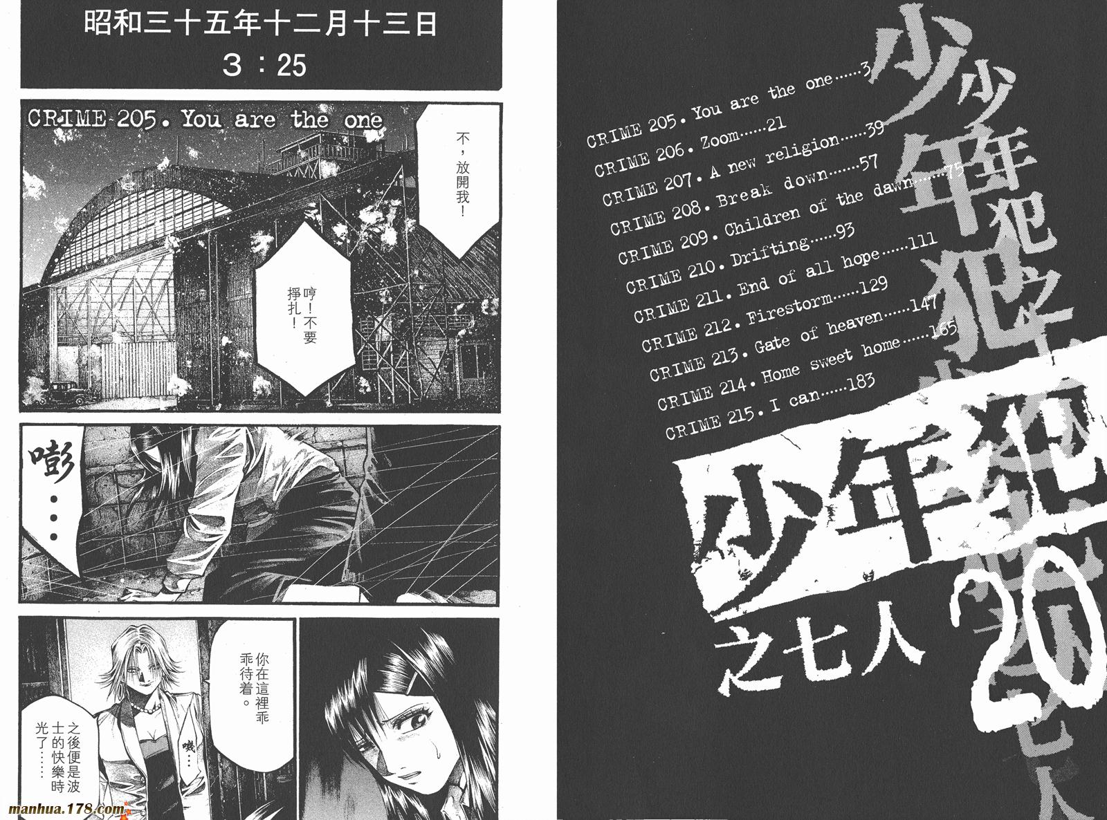 少年犯之七人第20卷图